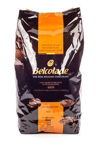 A picture of Milk Chocolate Pistoles Belcolade Milk Choc Pistoles