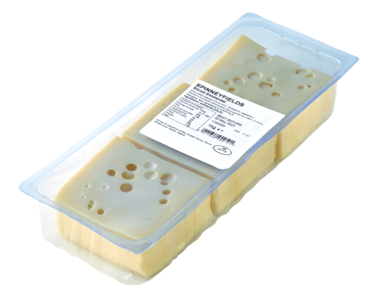A picture of Spinneyfields Emmental Cheese Slices