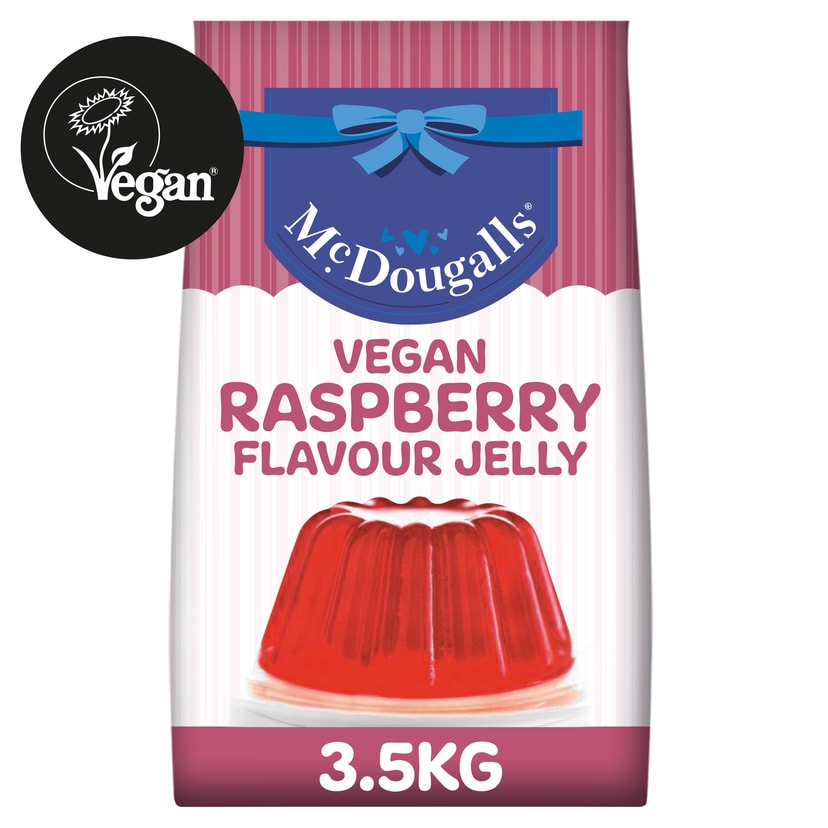 A picture of McDougalls Raspberry Jelly Vegan