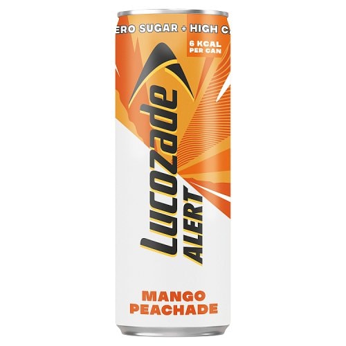 A picture of Lucozade Alert Mango Alert Zero Mango & Peach