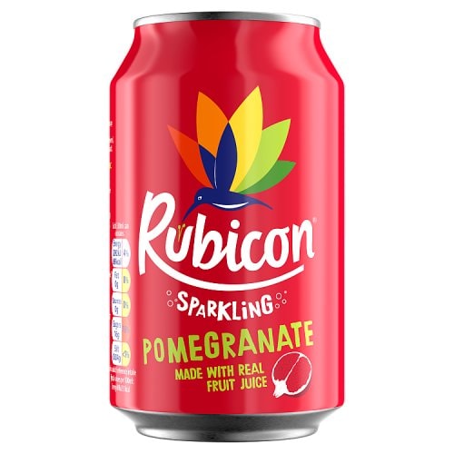 A picture of Rubicon Pomegranate Can Rubicon Sparkling Pomegranate