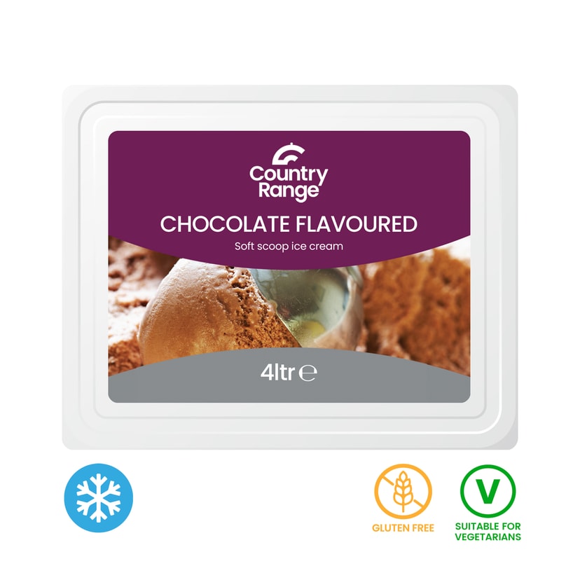 A picture of CRG Chocolate Ice Cream CRG Chocolate Flav Soft Scoop