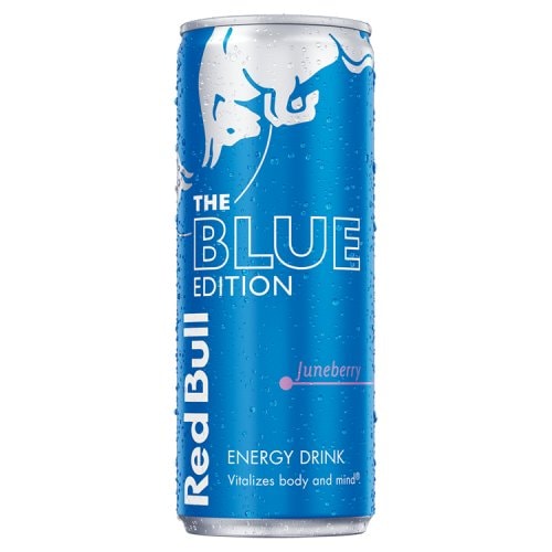 A picture of Red Bull Blue Edition Juneberry Energy Drink