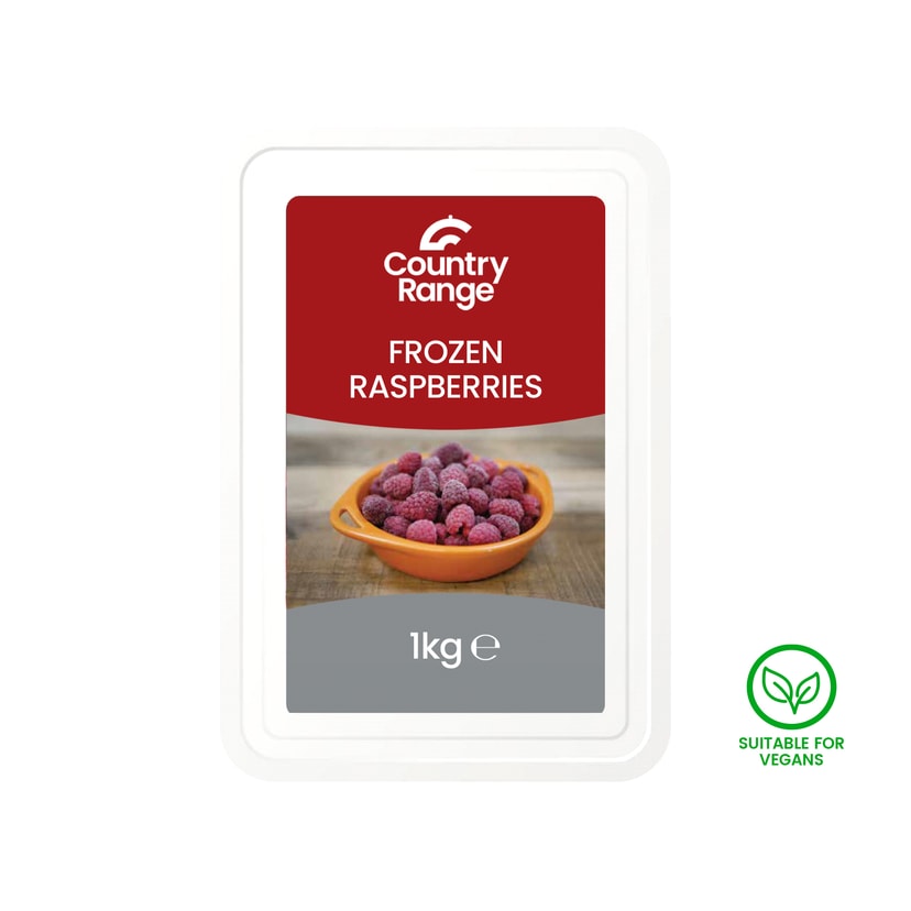 A picture of Country Range Frozen Raspberries