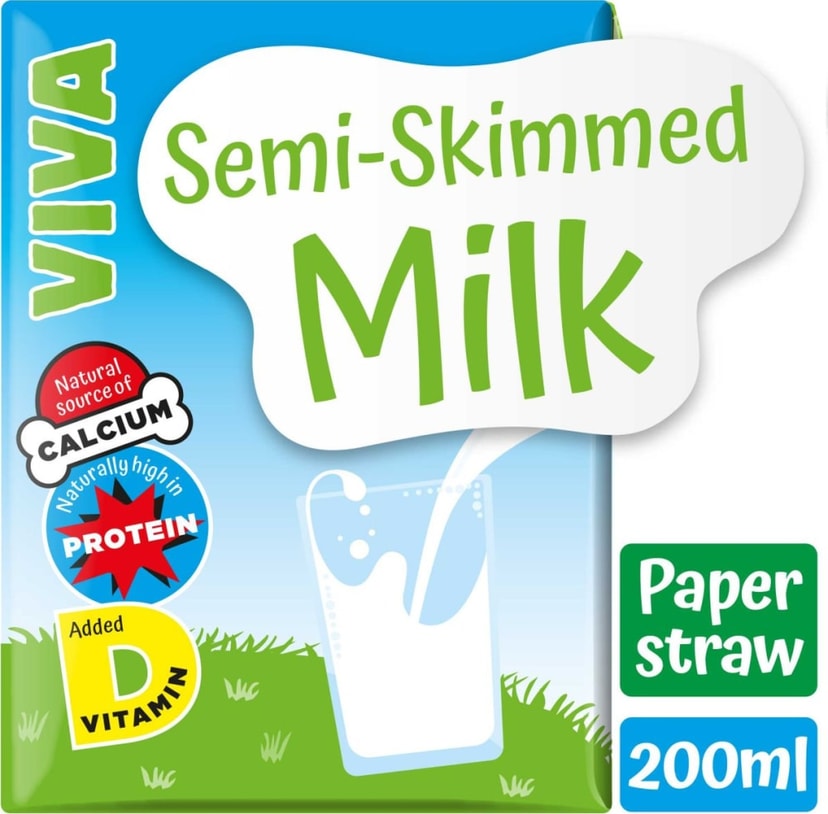 A picture of Viva Milk Semi Skimmed 200ml