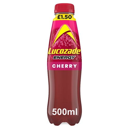 A picture of Lucozade Energy Cherry PM Lucozade Energy Cherry PM £1.5