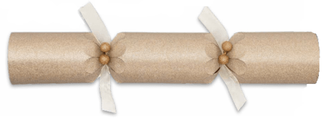 A picture of Sparkling Gold Crackers 14'' Gold Premium Crackers