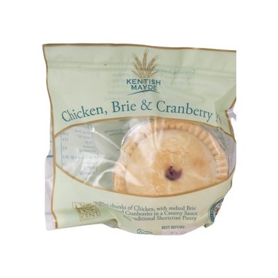 A picture of Kentish Mayde Small Chicken/ Brie/Cranberry  Pie
