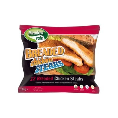 A picture of Breaded Chicken Steaks 