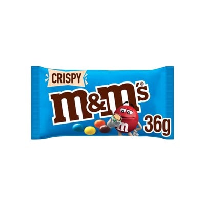 A picture of M&M's Crispy m&ms Individual Bags 36g