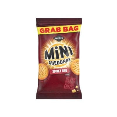 A picture of Mini Cheddars Smoky BBQ Mini Cheddars BBQ Grab bag