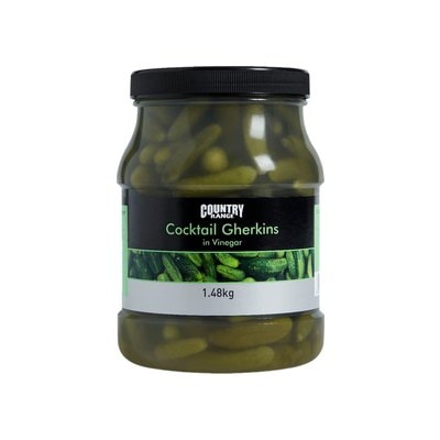 A picture of -CRG Cocktail Gherkins CRG Gherkins in Vinegar