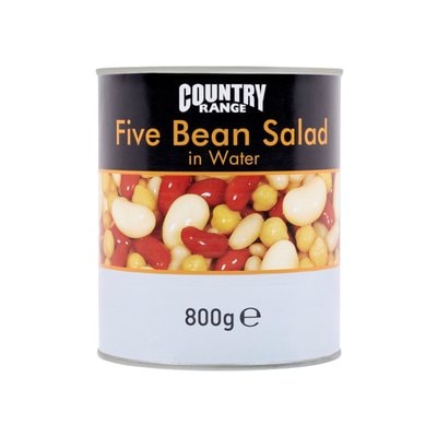 A picture of CRG Five Bean Salad in Wa ter