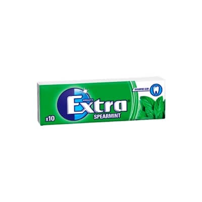 A picture of Extra Spearmint Sugar Free Chewing Gum 30x10pc