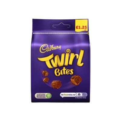 A picture of Cadbury Twirl Bites PM 