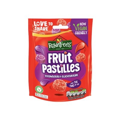 A picture of Rowntrees Fruit Pastilles Strawb Blackcurrant