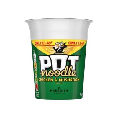 A picture of Pot Noodle Chicken & Mushroom PM £1.49