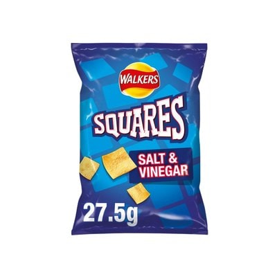 A picture of Walkers Squares Salt Vin Vinegar