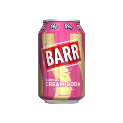 A picture of Can Barr Cream Soda PM NS 