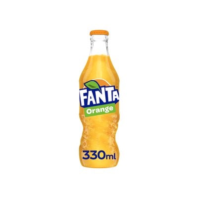 A picture of Fanta Orange NRG Glass Bottles 330Ml