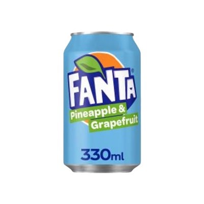 A picture of Fanta Pineapple & Grapefr 