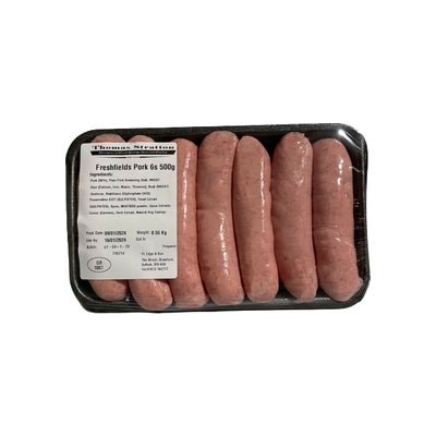 A picture of Freshfields Pork Sausage 6s 500g