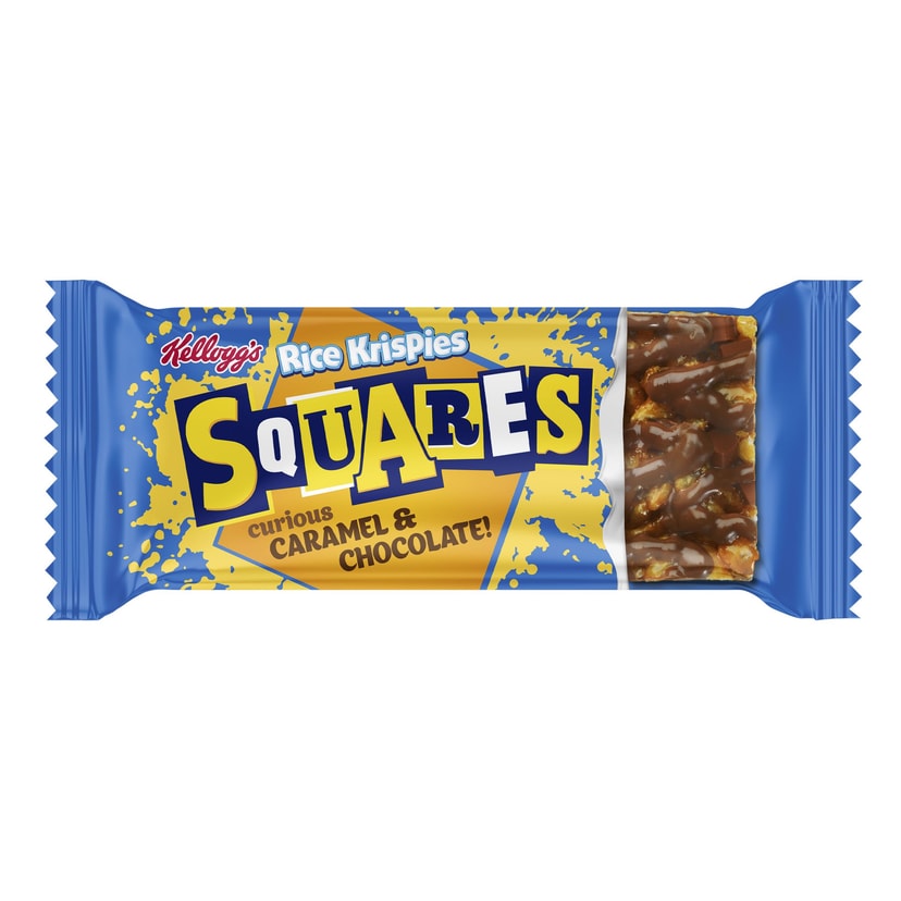 A picture of Kellogg's Caramel Squares Rice Krispie Chocolate Caramel